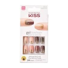 Kiss Gel Fantasy Nails 2704, 24 Pieces