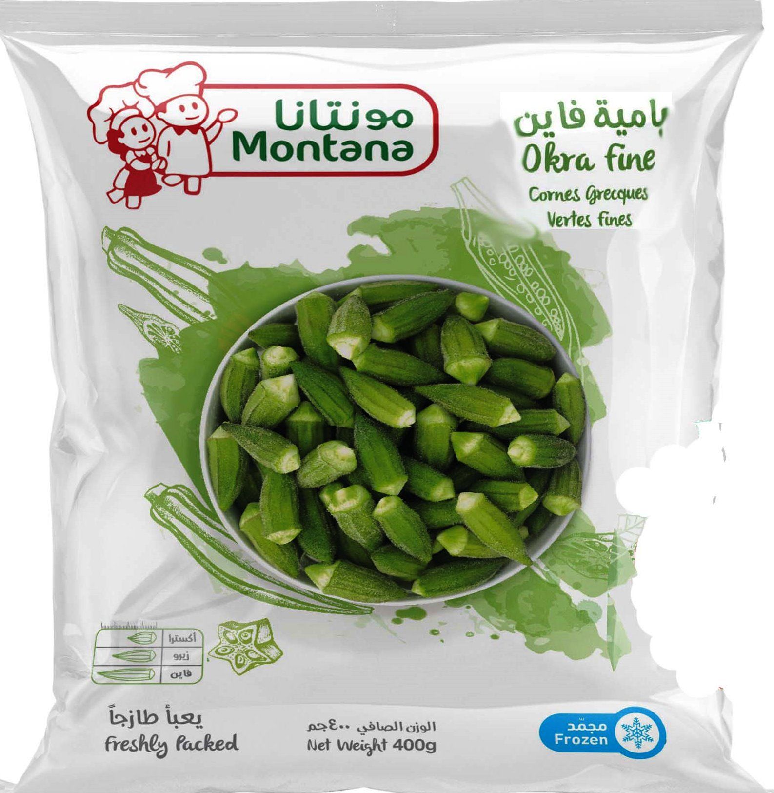 بامية مونتانا ممتازة 400 جم