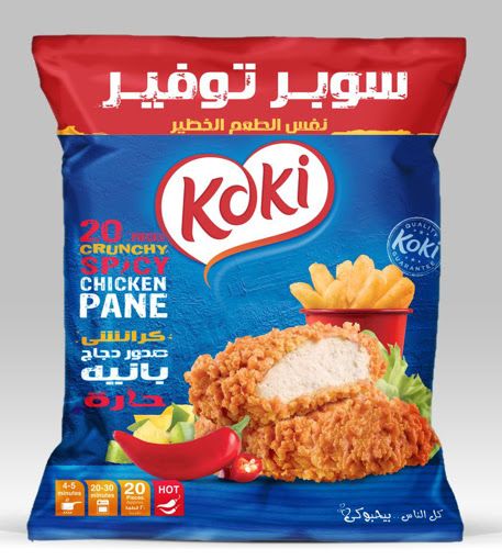 صدور دجاج مقرمشة حارة من كوكي، 1 كجم