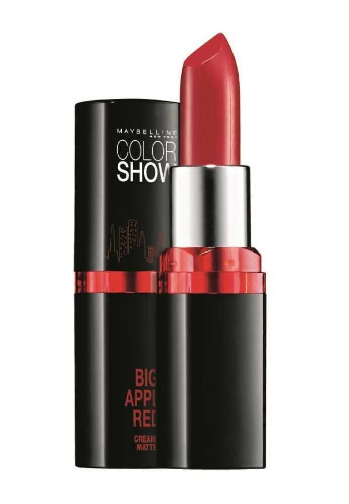 Maybelline Color Show Lipstick Big Apple Red Matte Burgundy