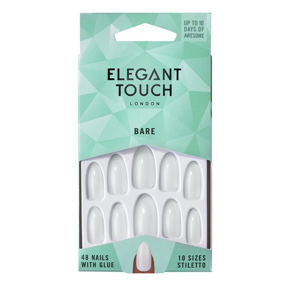 Elegant Touch Bare Colour Nails, 48 Pieces