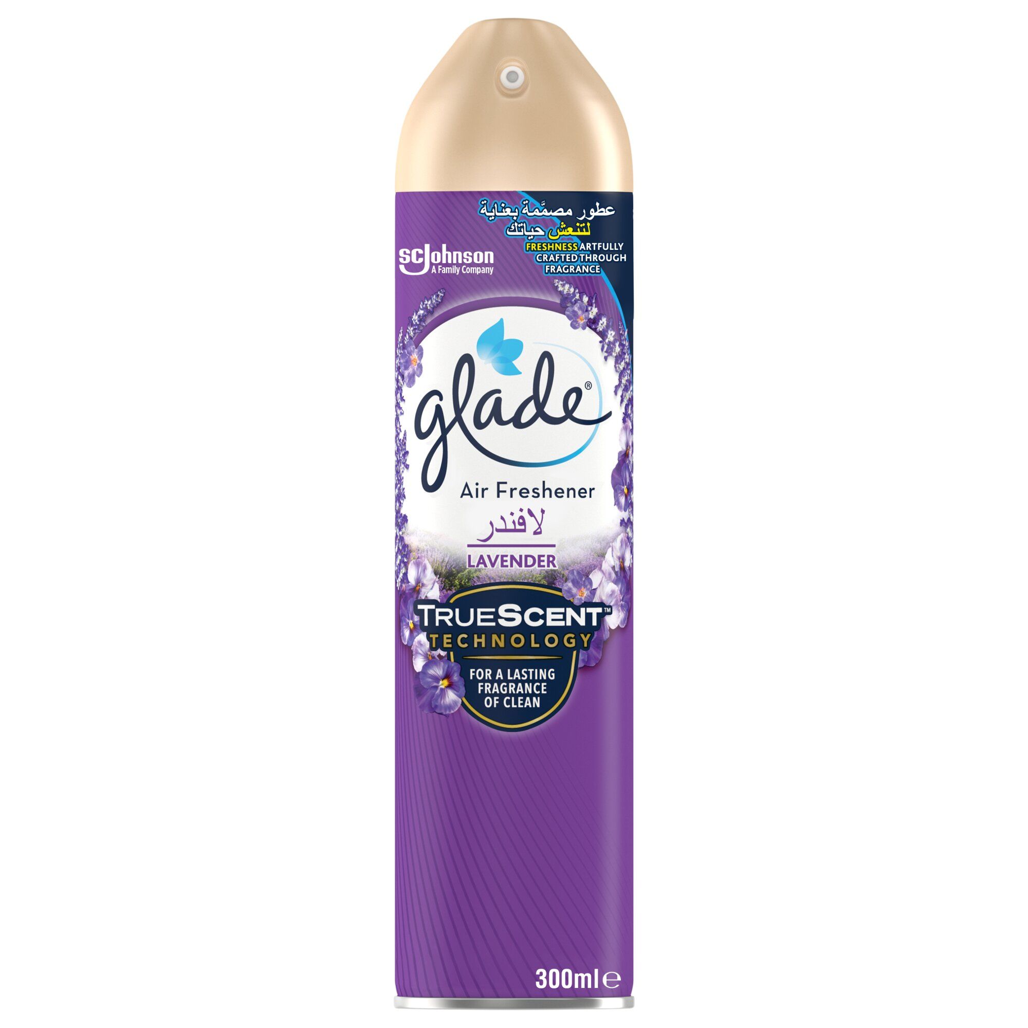 معطر الجو بالرش من Glade، رائحة اللافندر، 300 مل