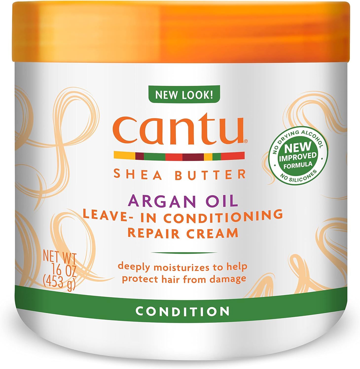 Cantu Argan Oil Leave In Conditioning Repair Cream, 453g