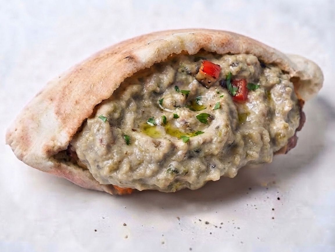 Baba Ghanoush Sandwich