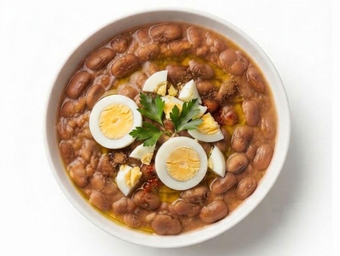 Foul Box with Boiled Eggs