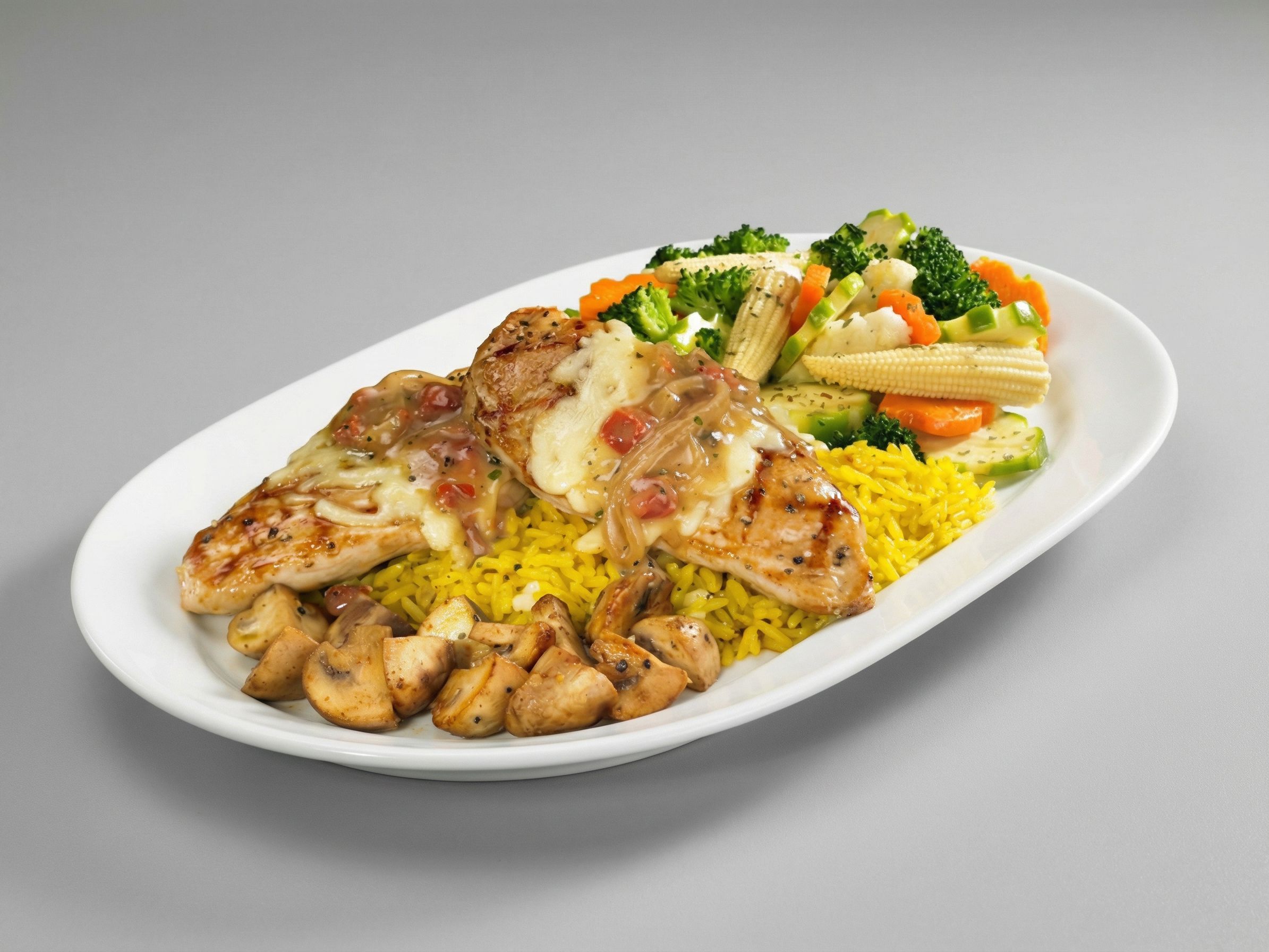 Basil Chicken Platter