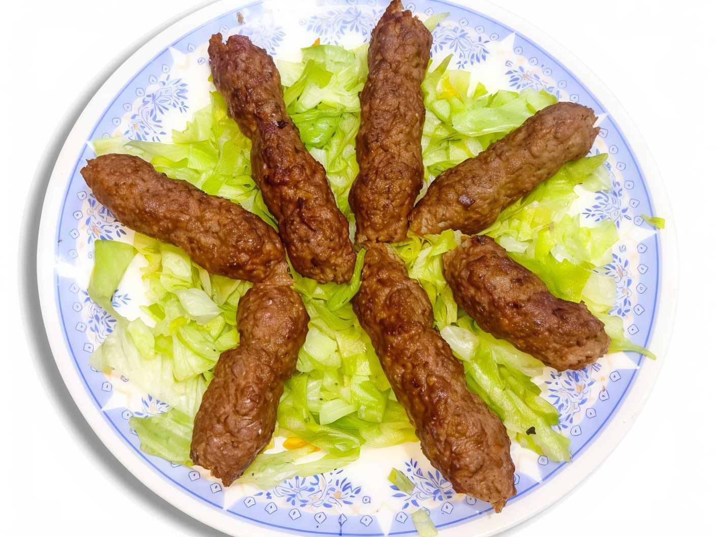 Quarter Kilo Kofta with Bread and Salad
