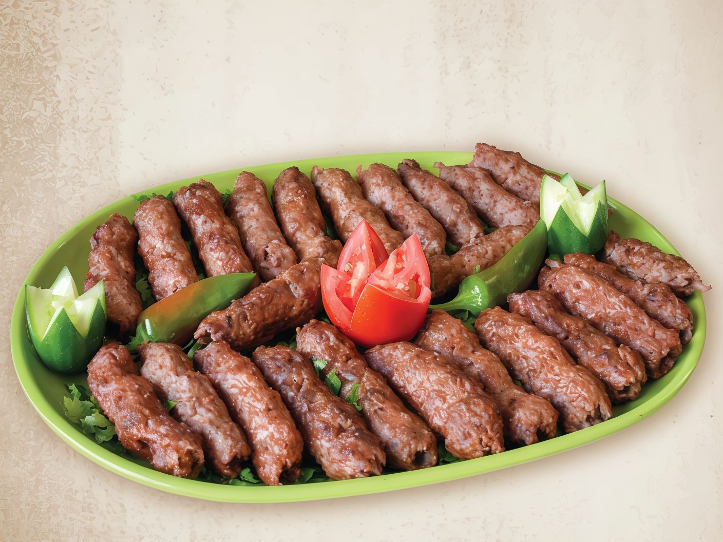 Half-kilo Kofta Meal with Bread and Salad