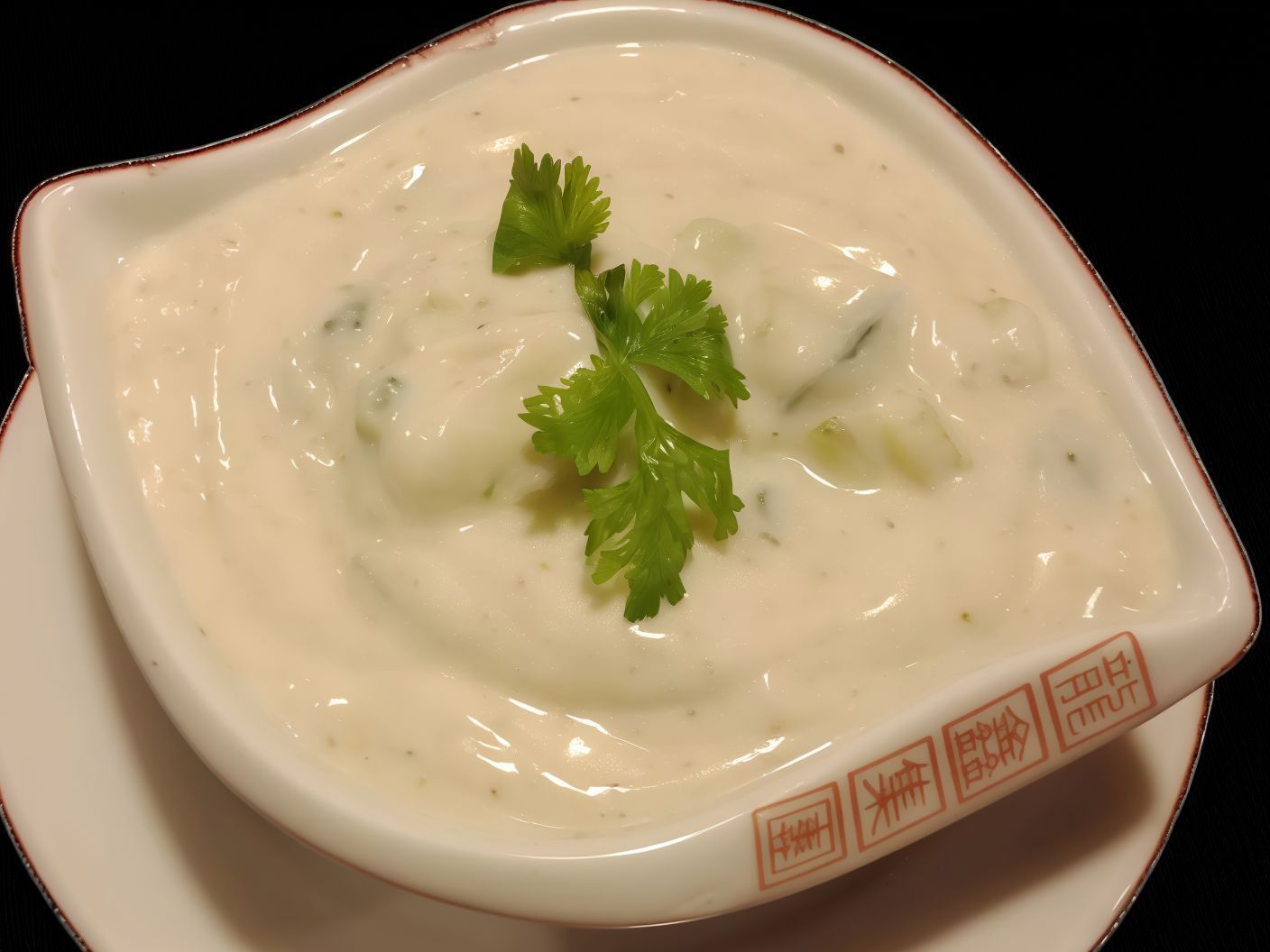 LI01- Onion With Tomato And Cucumber Raita Salad