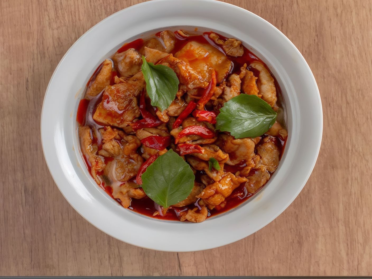 C10 - Chicken In Spicy Sauce With Cabbages