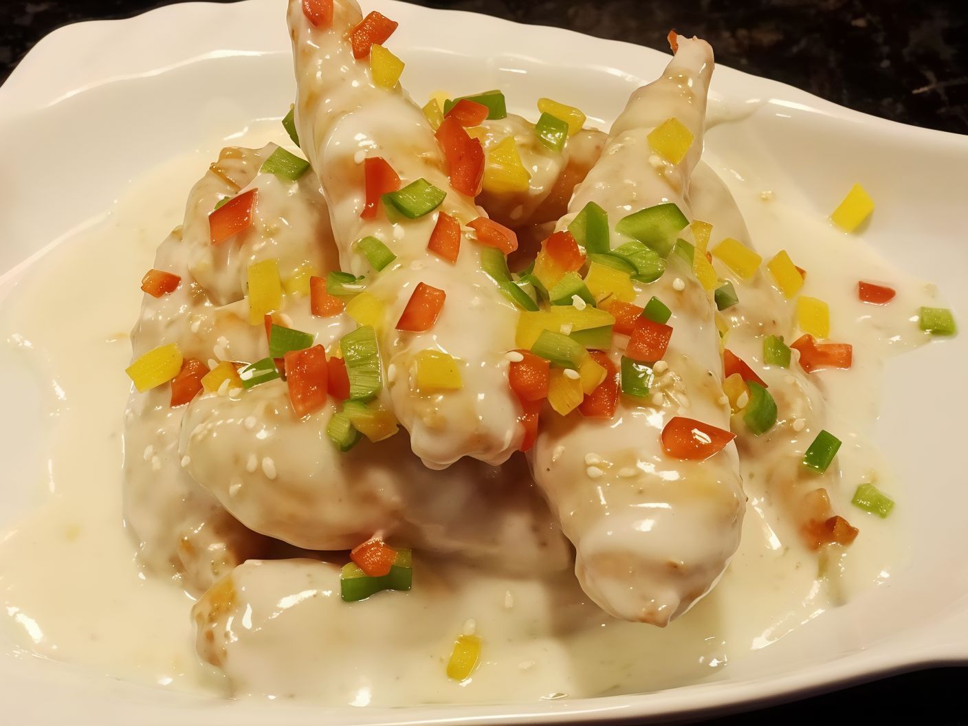 ST04 - Fried Shrimp With Coconut Sauce