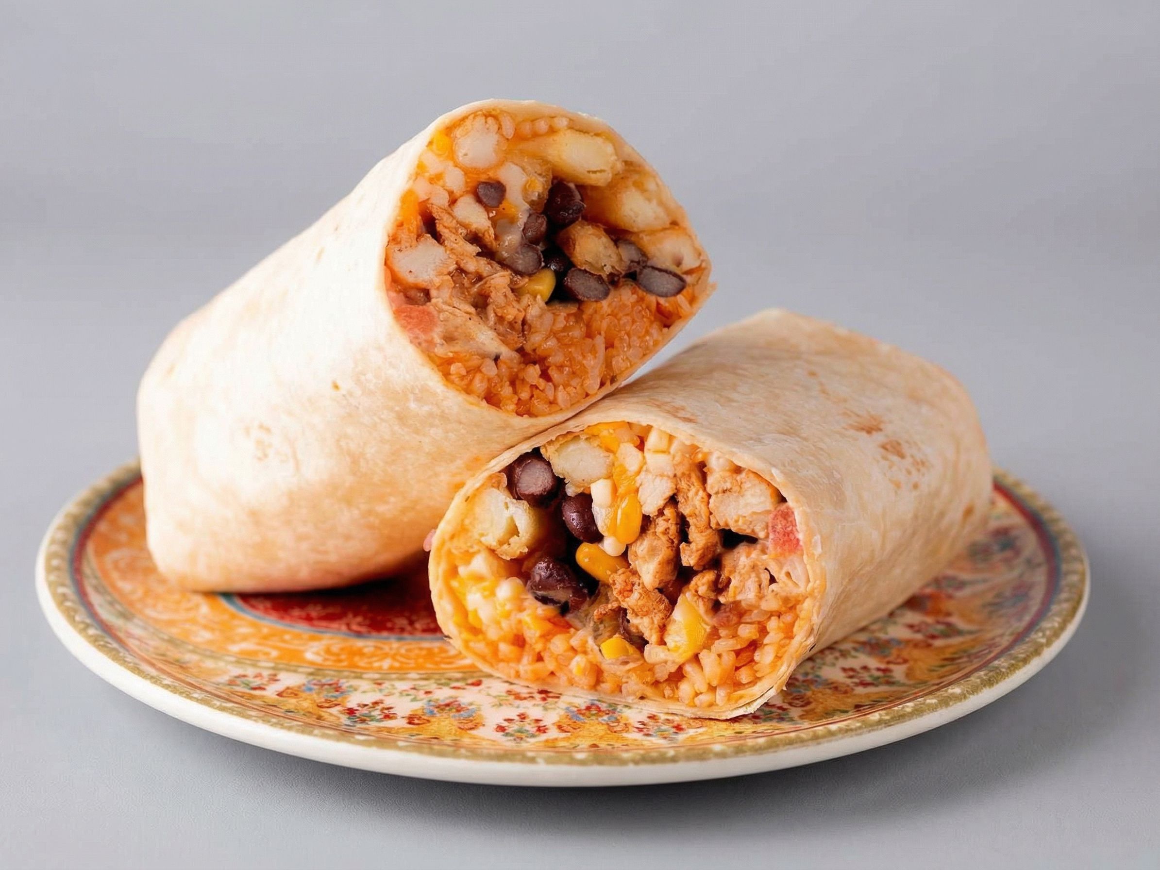 Chicken Rice Burrito