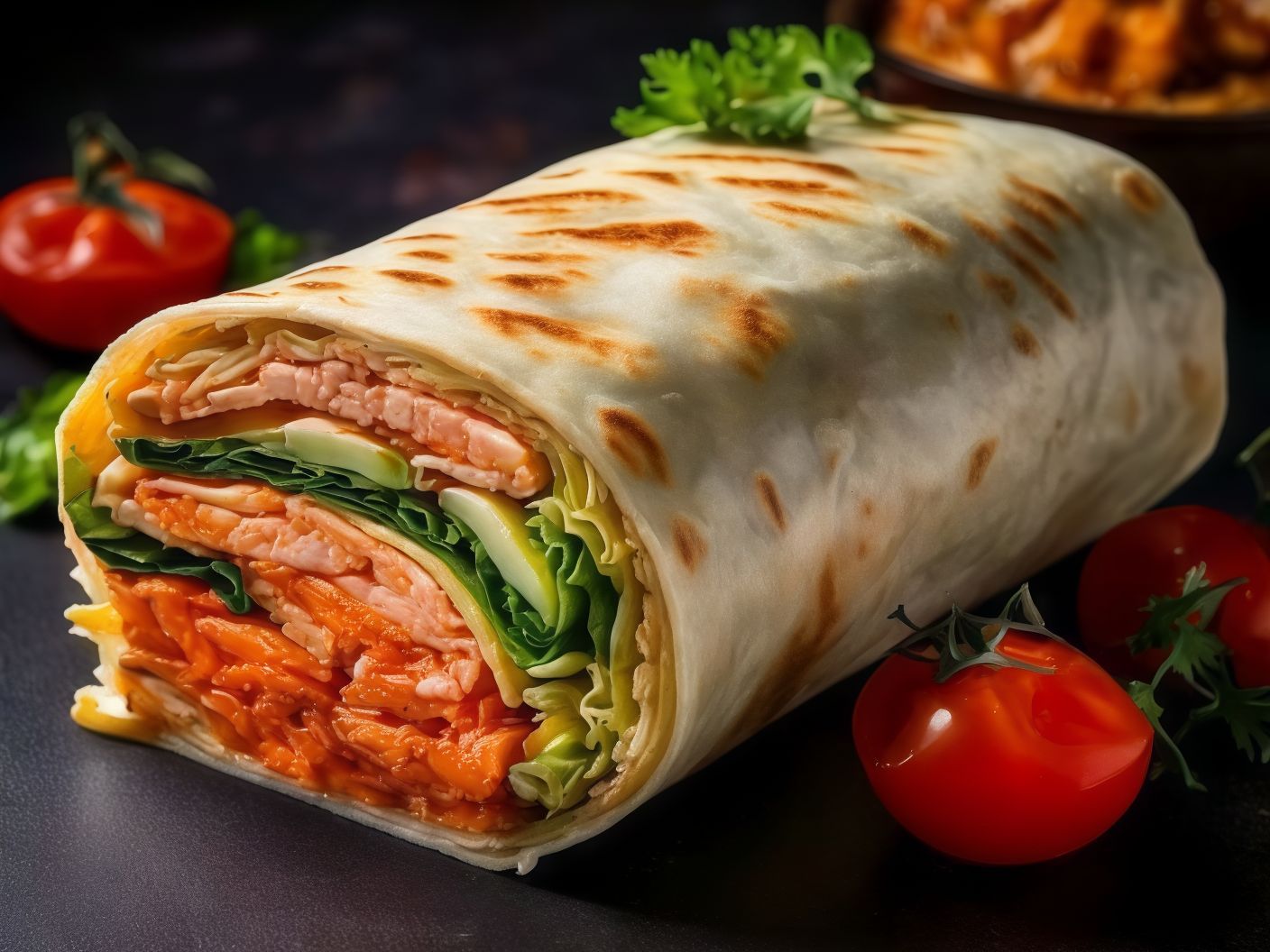Chicken Melt Wrap