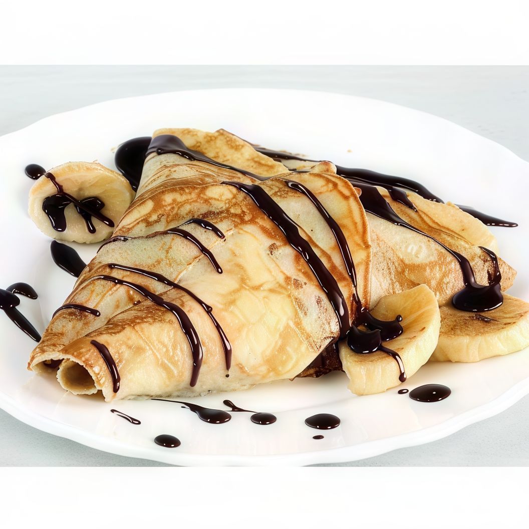 Banana with Nutella Chocolate Crepe