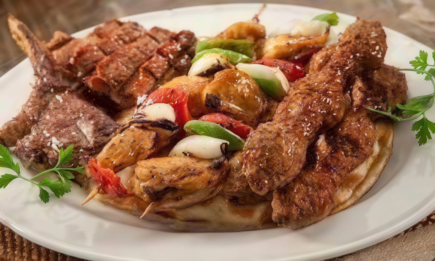 Mix Green Grilled Meal