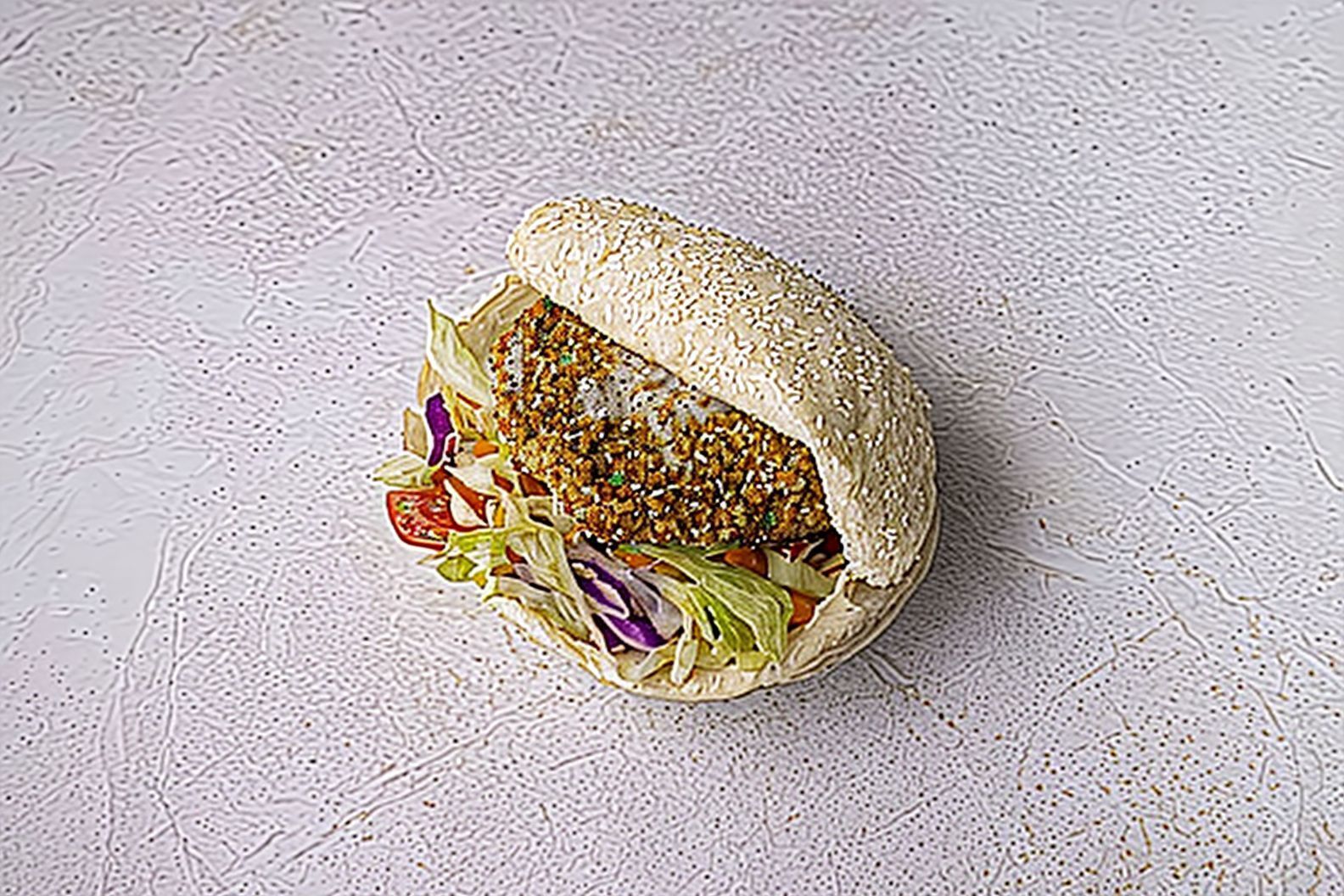 Falafel With Tomato Cheese