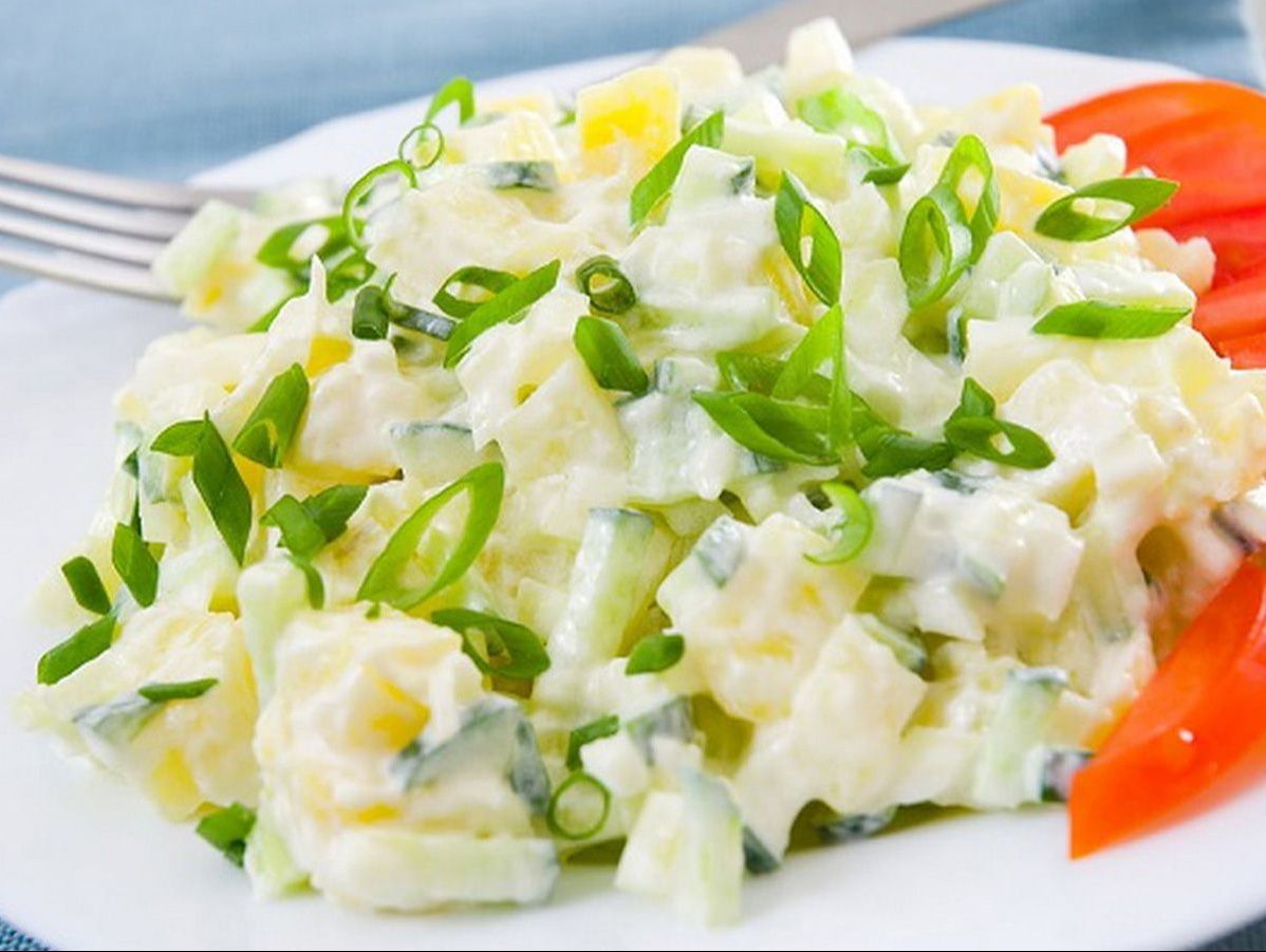 Potato Puree With Boiled Eggs Box