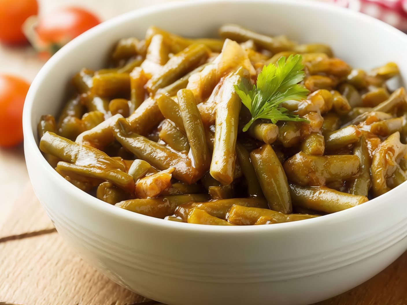 Green Beans with Quarter Roasted Chicken Meal