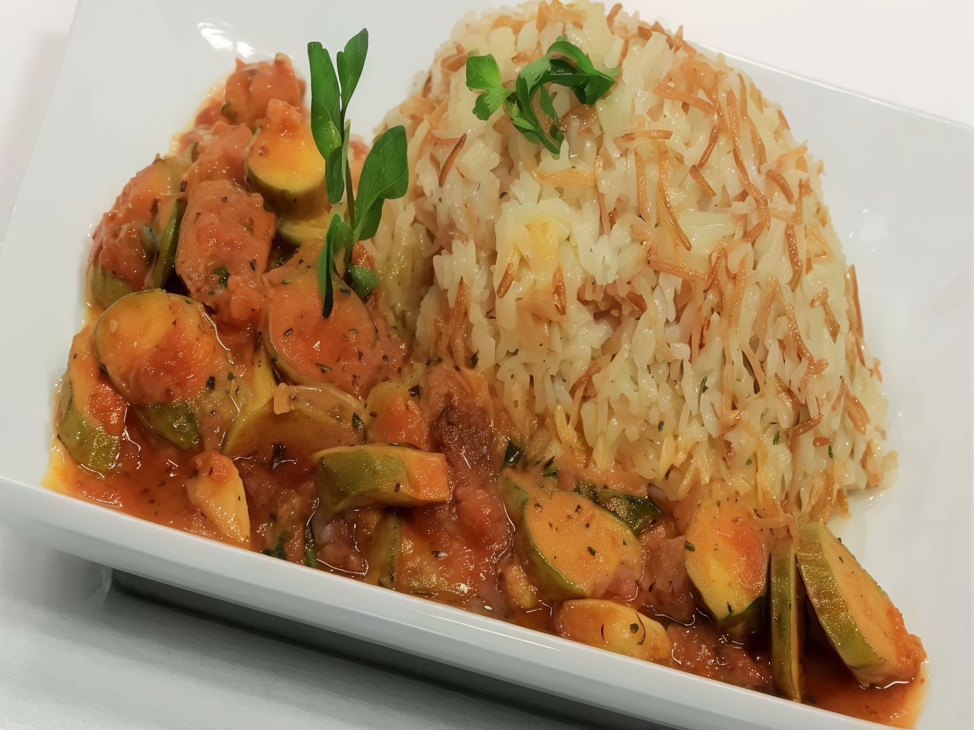 Zucchini with Meat Meal