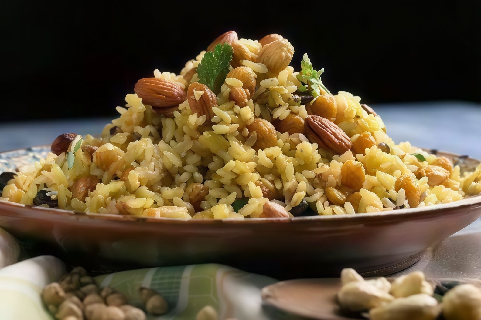Basmati Rice With Nuts