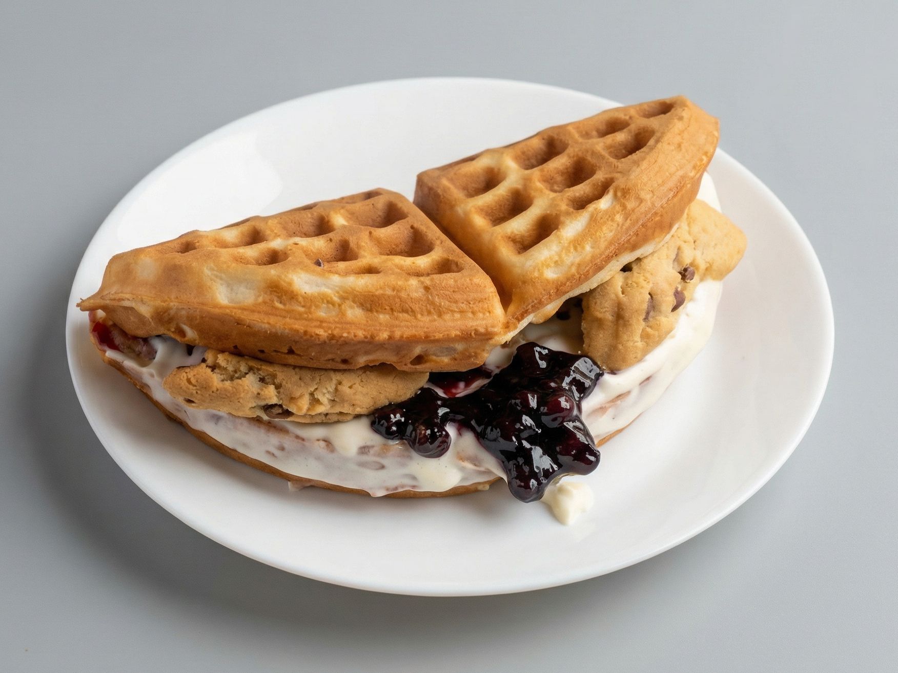 Blueberry Cookies Sandwich