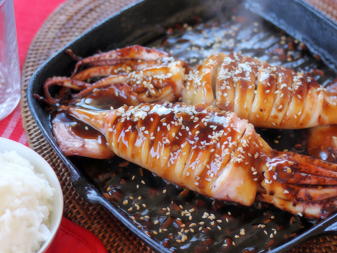 Grilled Calamari Platter