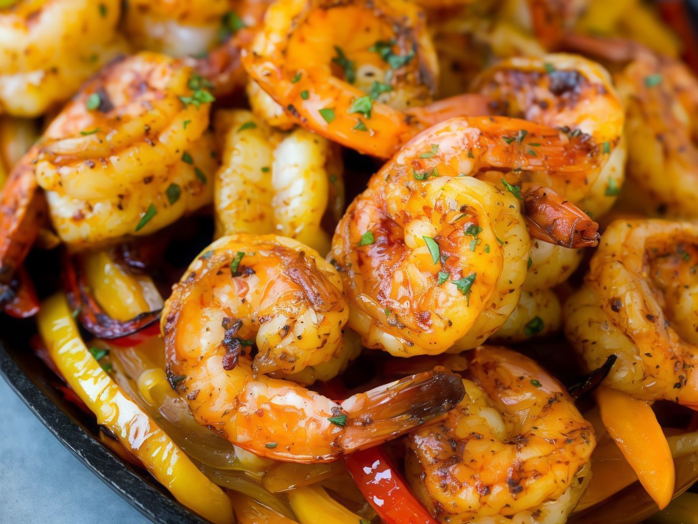 Shrimp Fajita Plate