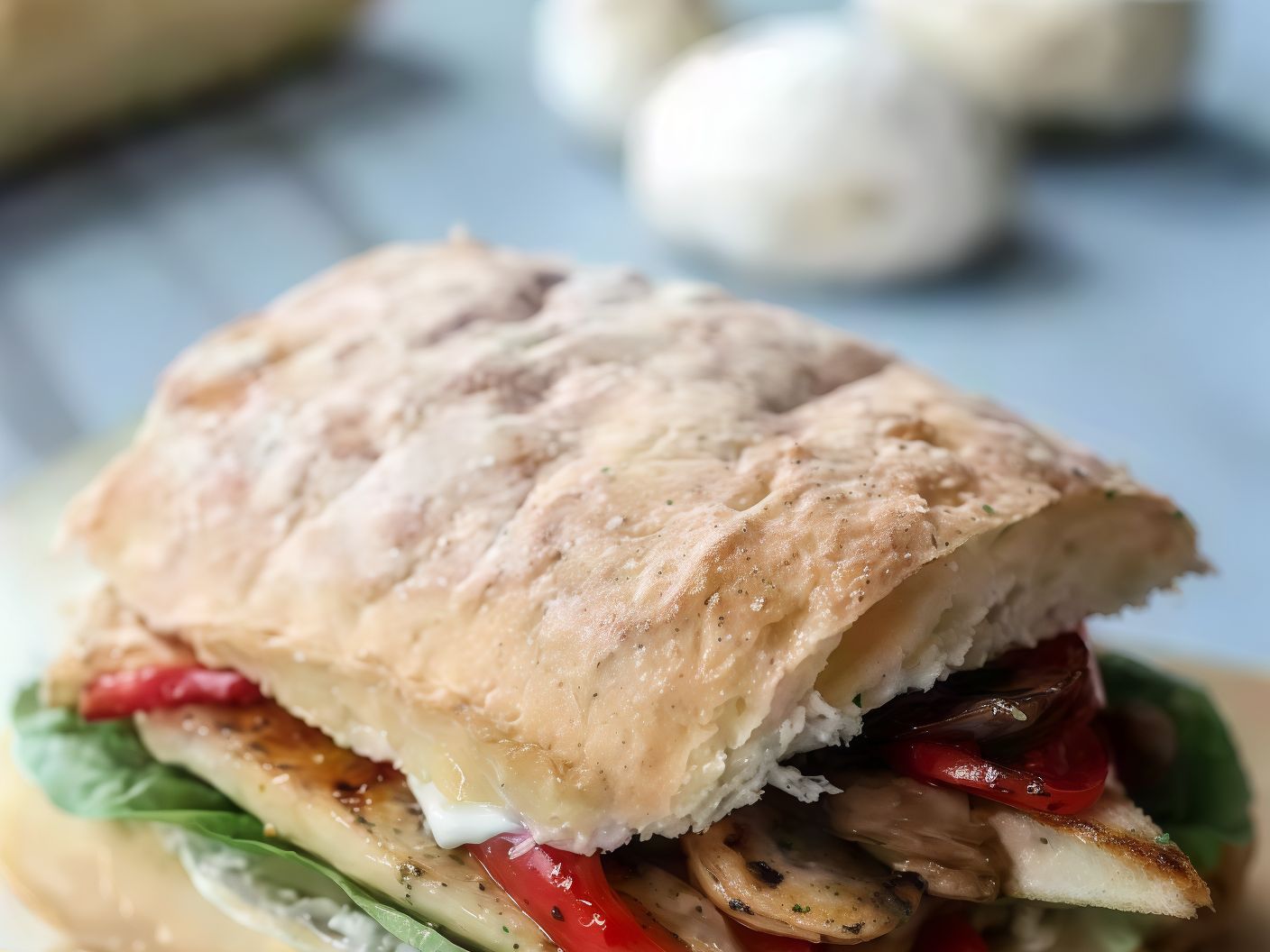 Chicken Pesto Sandwich