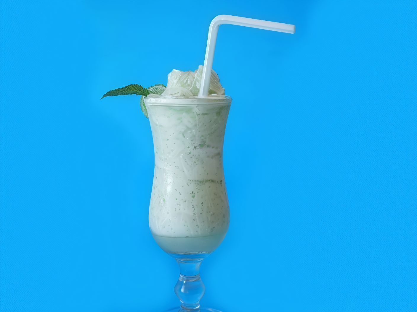 Iced Lemon With Mint