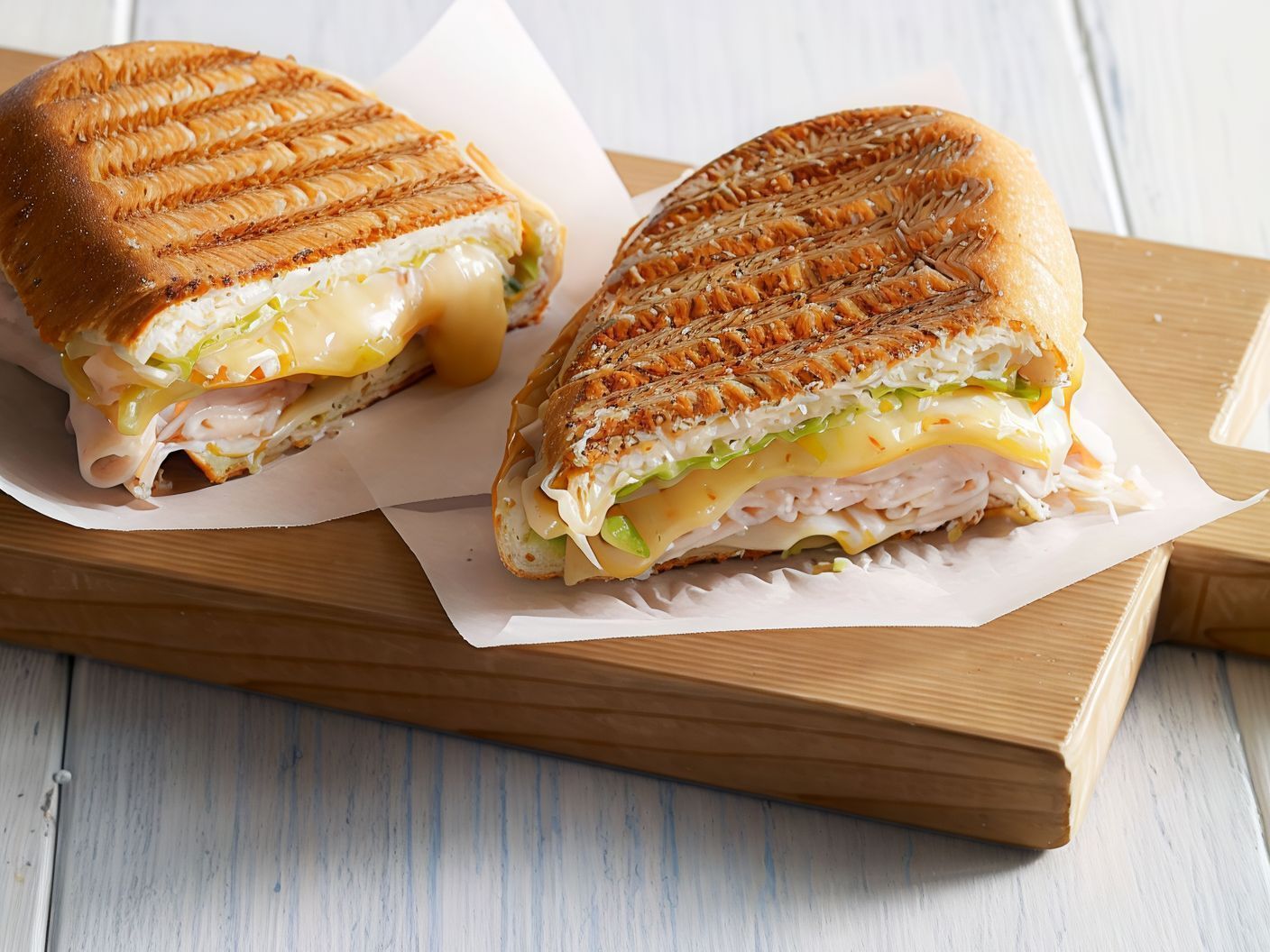 Mixed Cheese Panini Sandwich