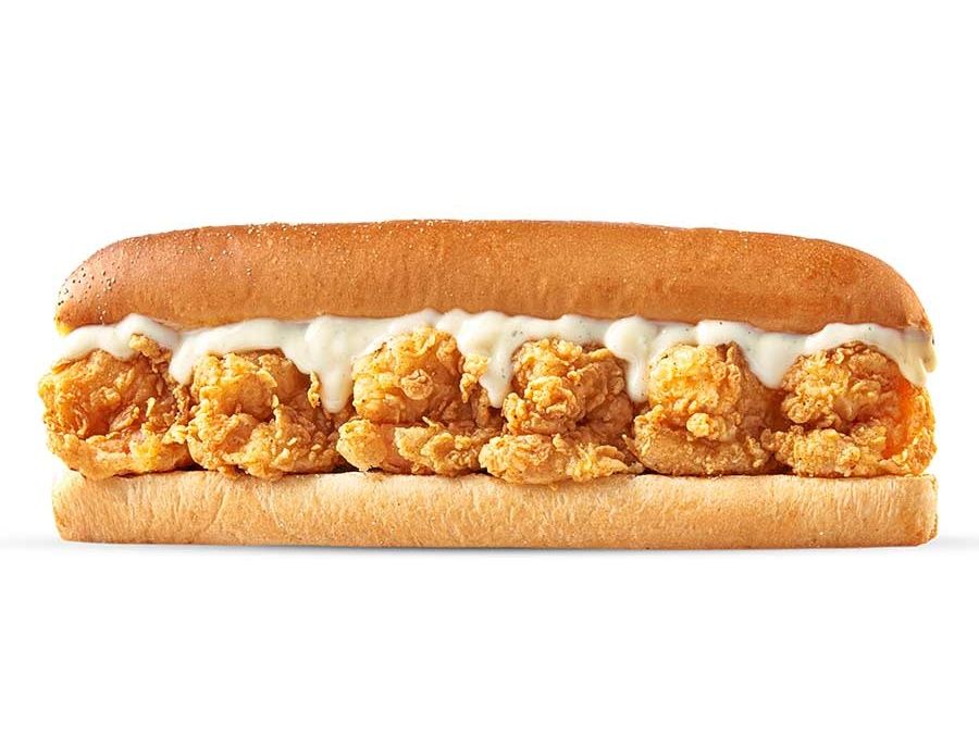 Medium Fried Shrimp Sandwich with Ranch Sauce