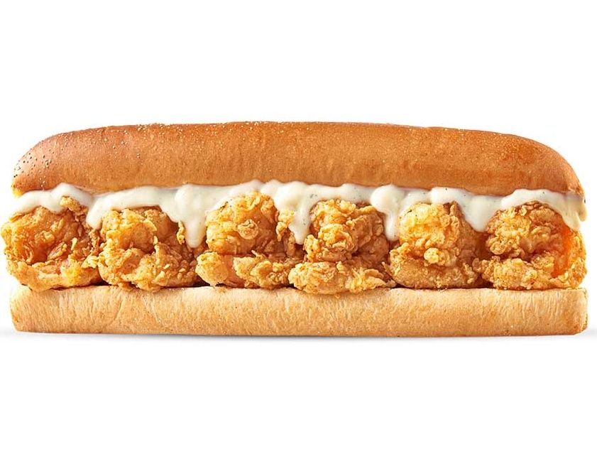 Large Fried Shrimp Sandwich with Ranch Sauce