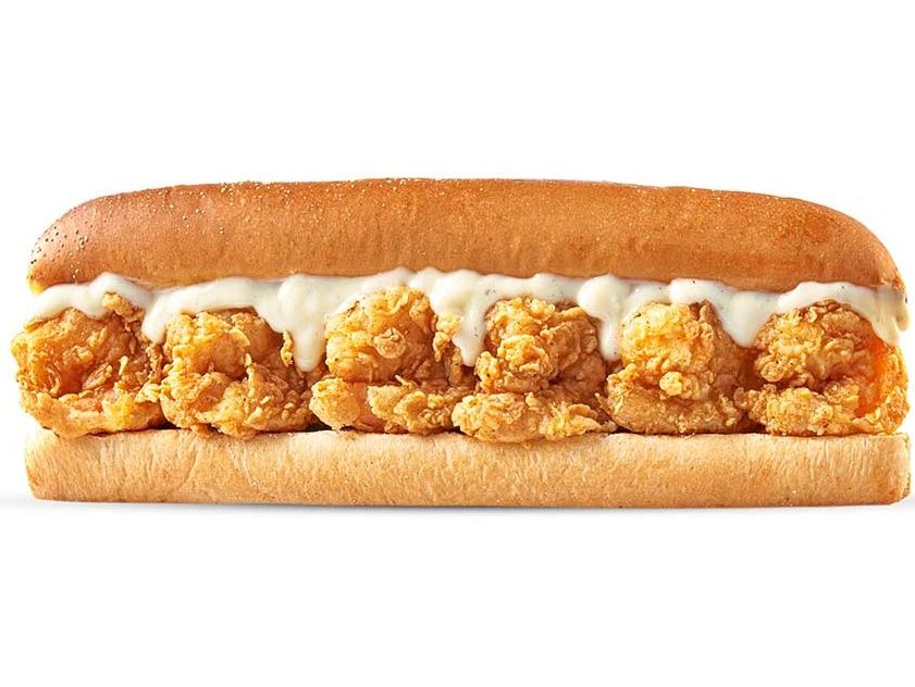 Large Breaded Shrimp Sandwich