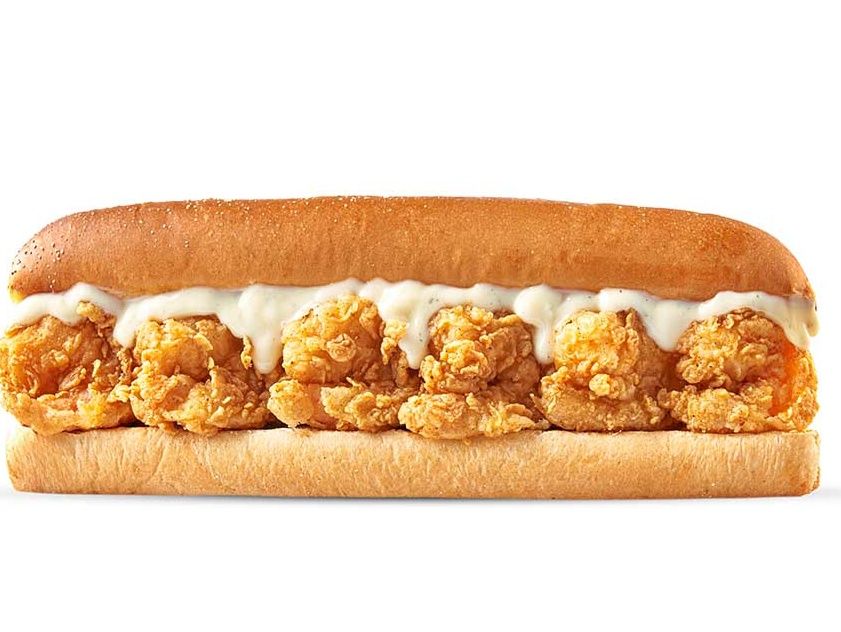 Medium Breaded Shrimp Sandwich
