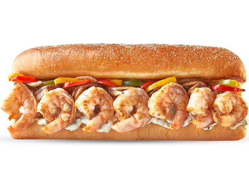 Large Grilled Shrimp Sandwich
