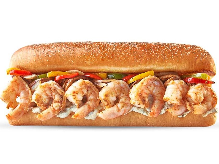 Medium Grilled Shrimp Sandwich
