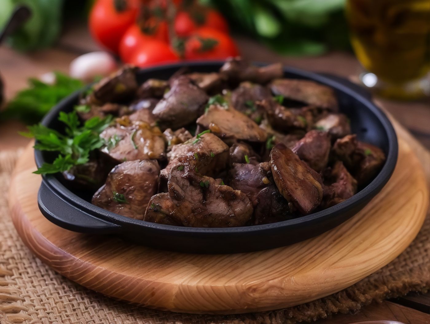 Egyptian Grilled Beef Liver