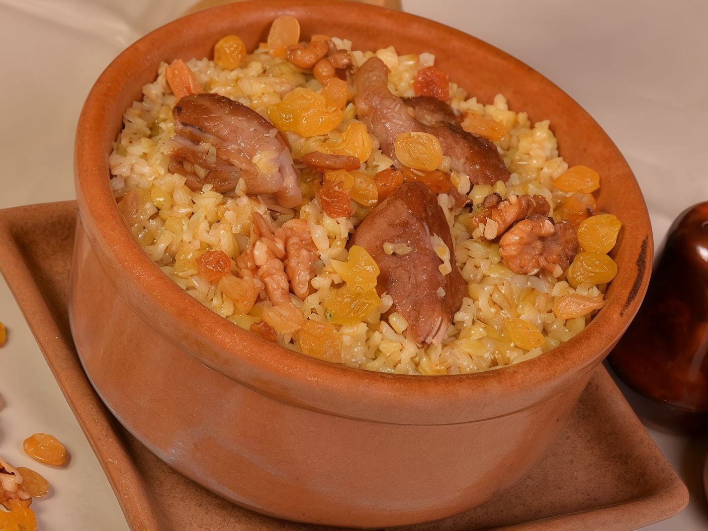 Oven Baked Rice With Tagin