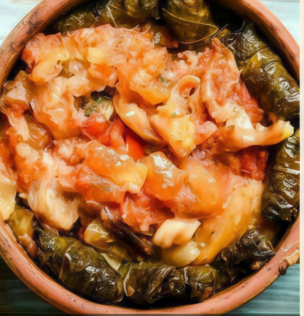 Vine Leaves With Knuckles Tajine