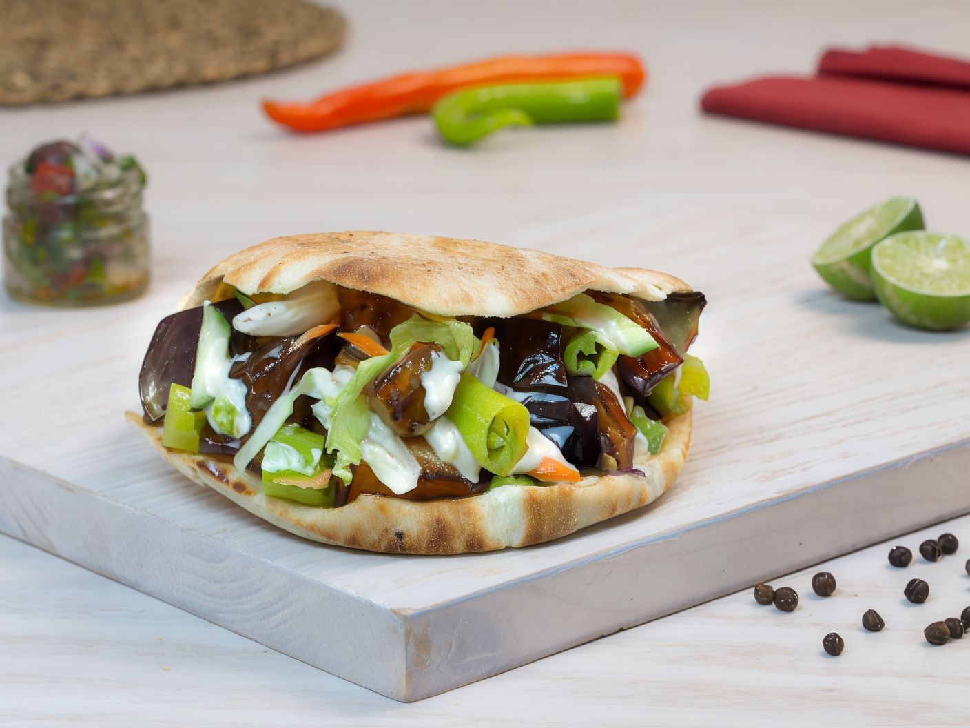 Alexandrian Eggplant Sandwich