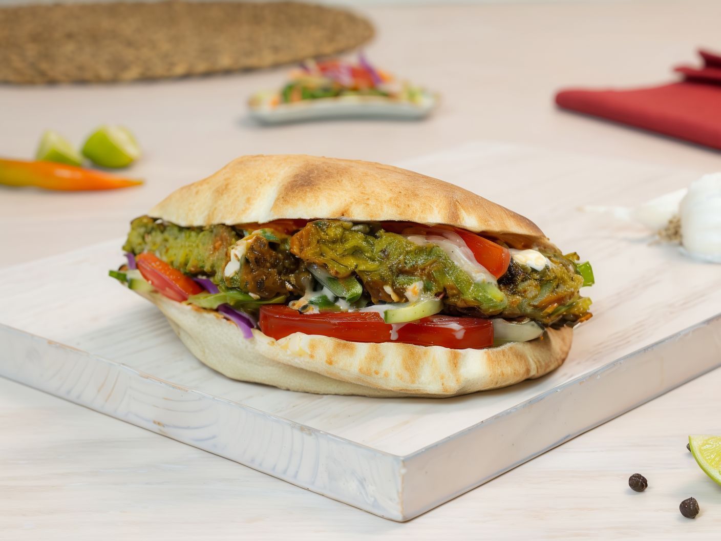 Taamia Stuffed Jalapeno Sandwich