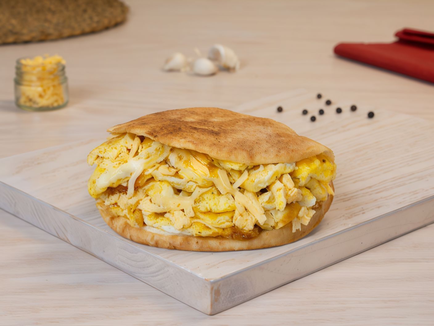 Egg Sandwich with Romy Cheese