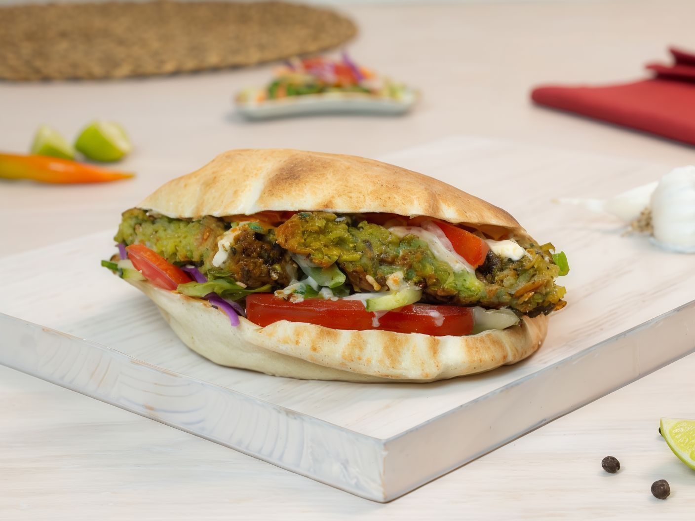 Stuffed Falafel Sandwich