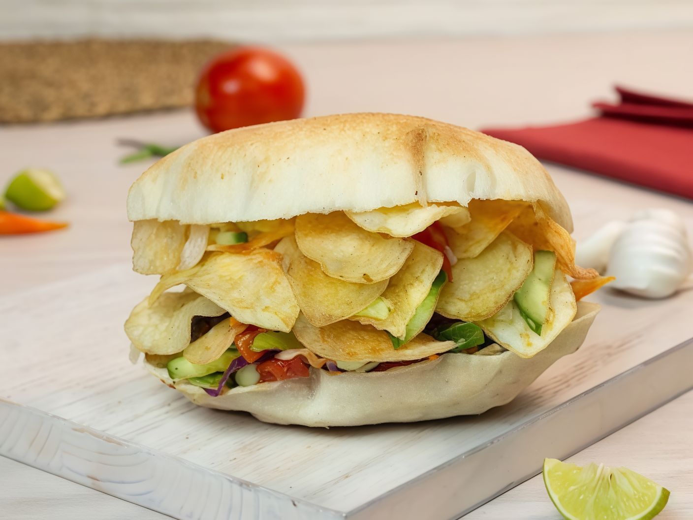 Potato Chips Sandwich