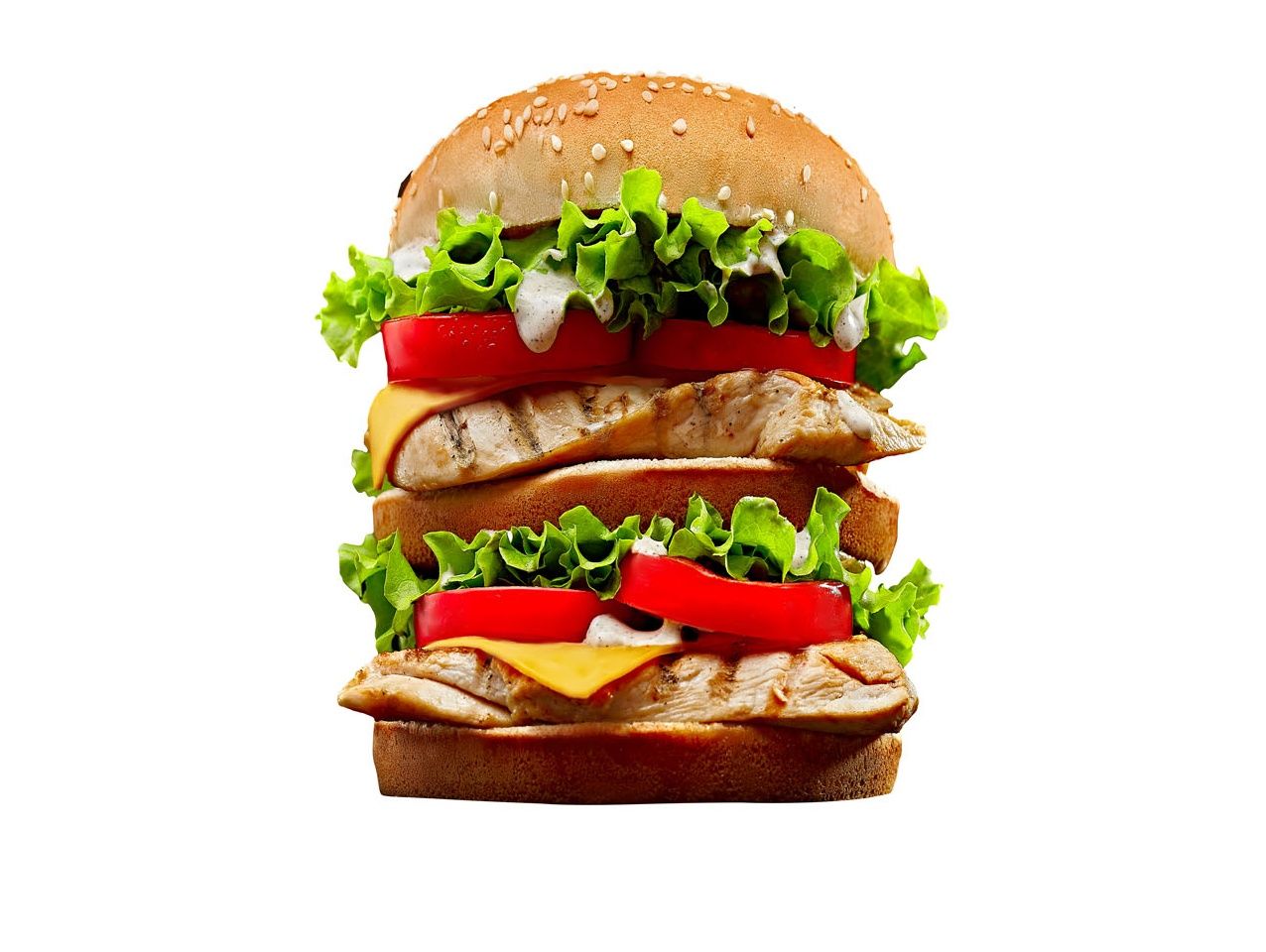 Double Grilled Chicken Sandwich