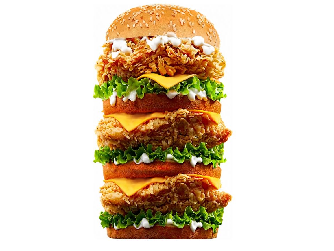Triple Chicken Fillet Sandwich