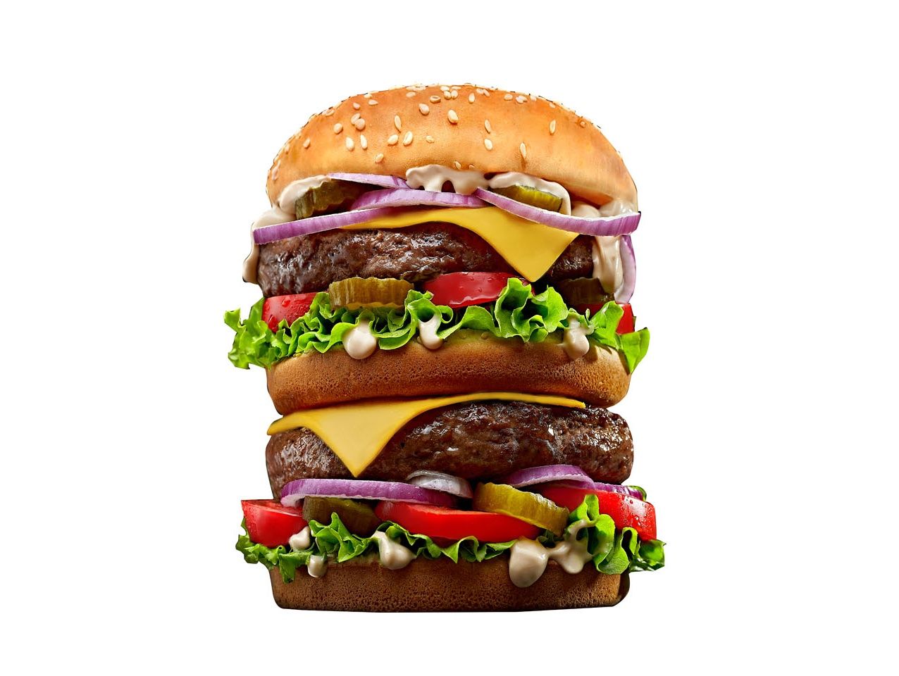 Double Texas Burger Sandwich