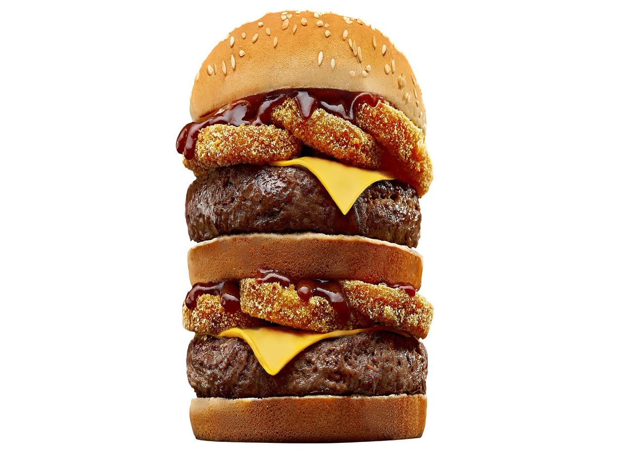 Double Western BBQ Burger