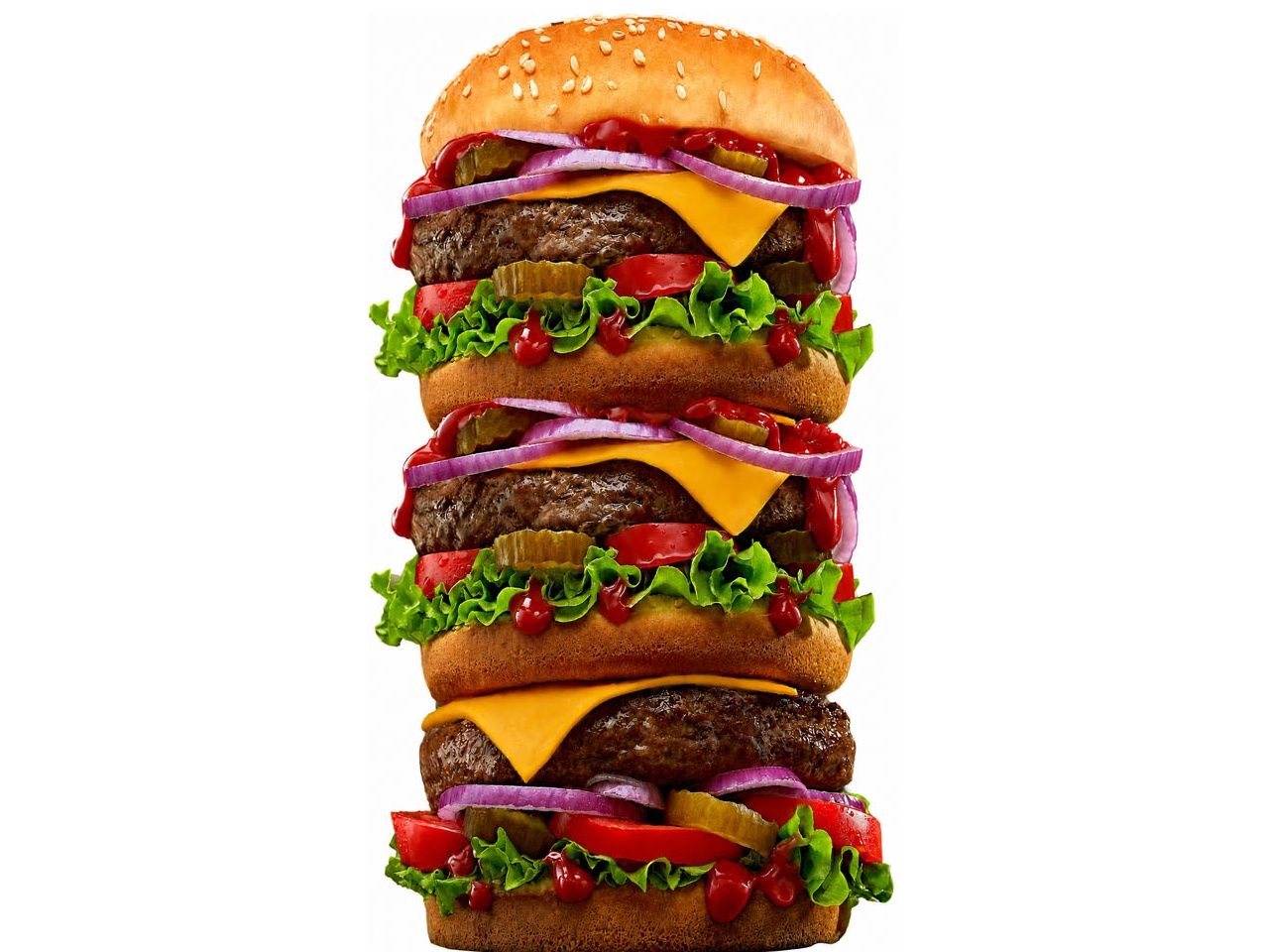 Triple Beef Burger