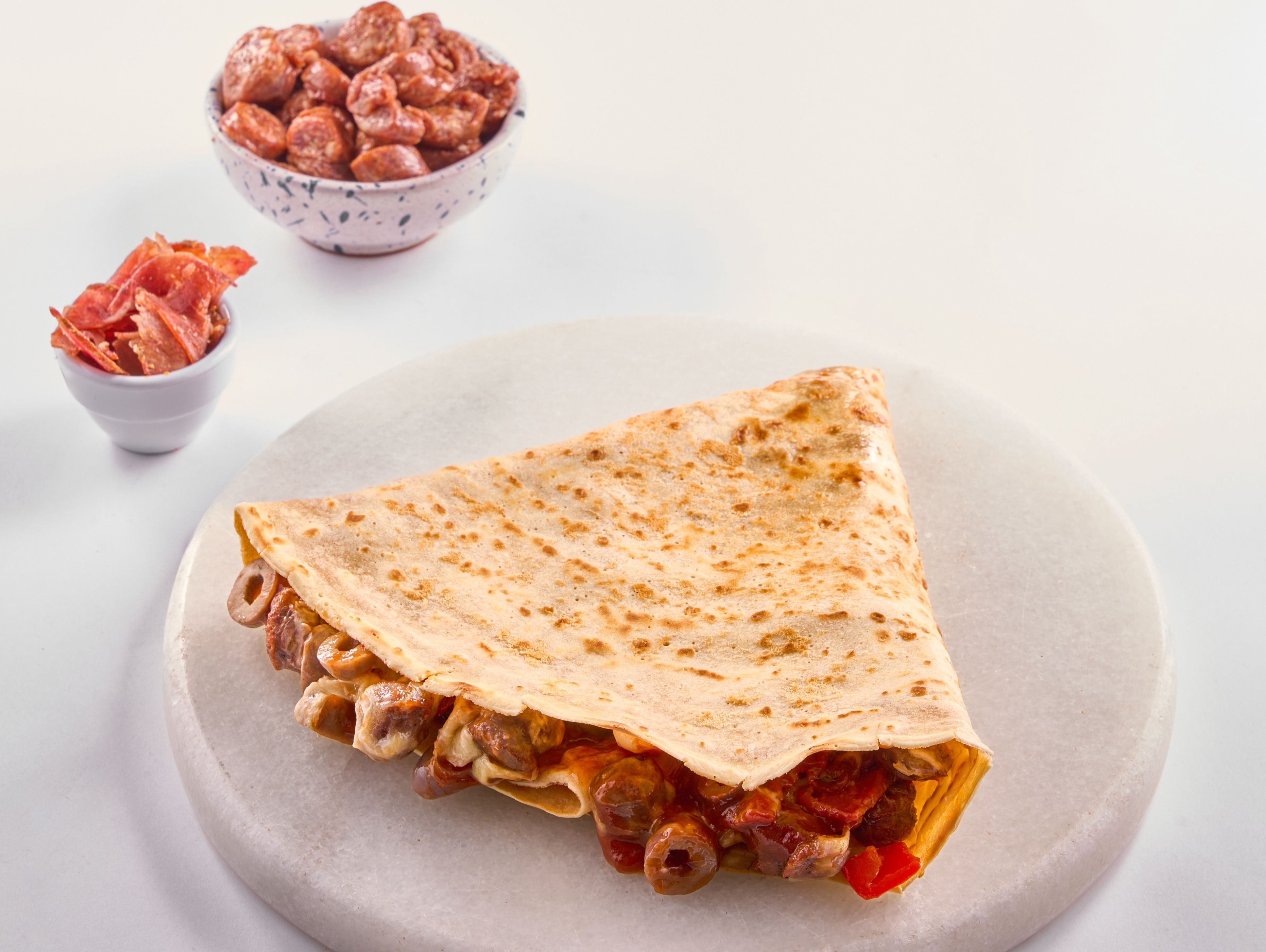 Basturma Sausage Crepe